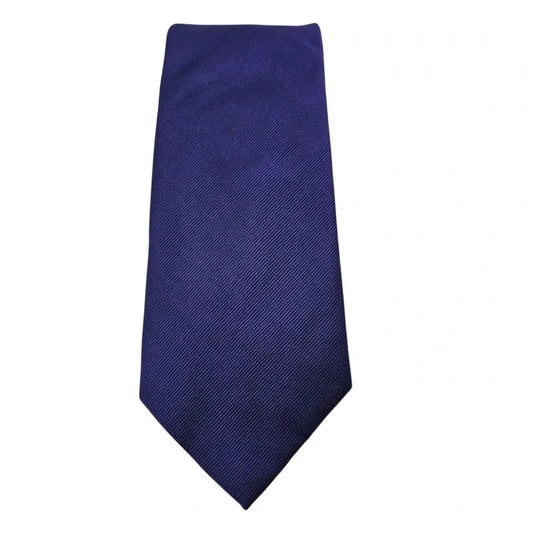 TM Lewin Men's Purple Woven Texture Silk Tie