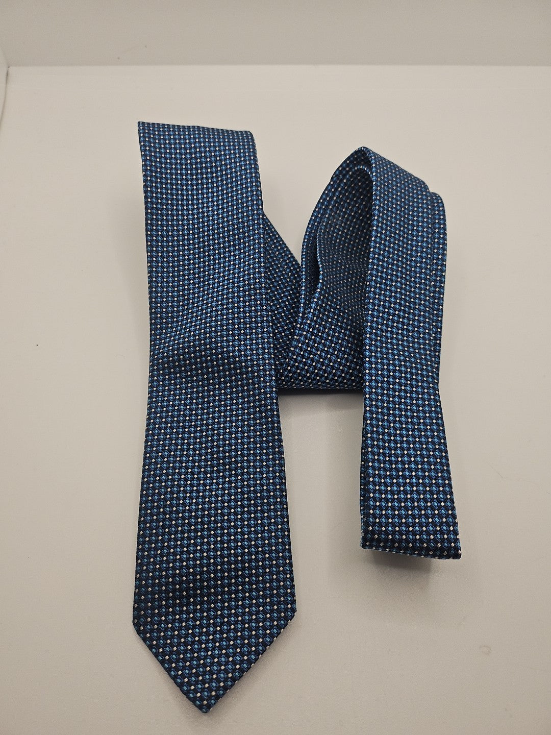 Hugo Boss Thin Geometric Mens Silk Tie Wedding Formal Neck Tie BX15
