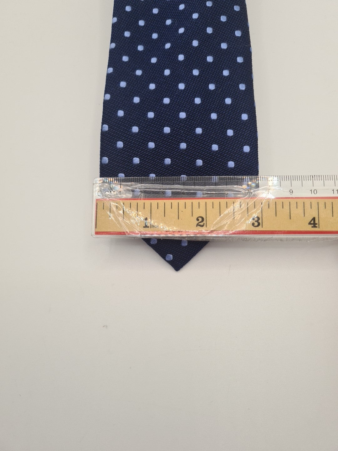 Van Buck Blue Spotted Mens Silk Tie Classic Designer Necktie Formal Spotted Vintage Mens Tie UK BX5