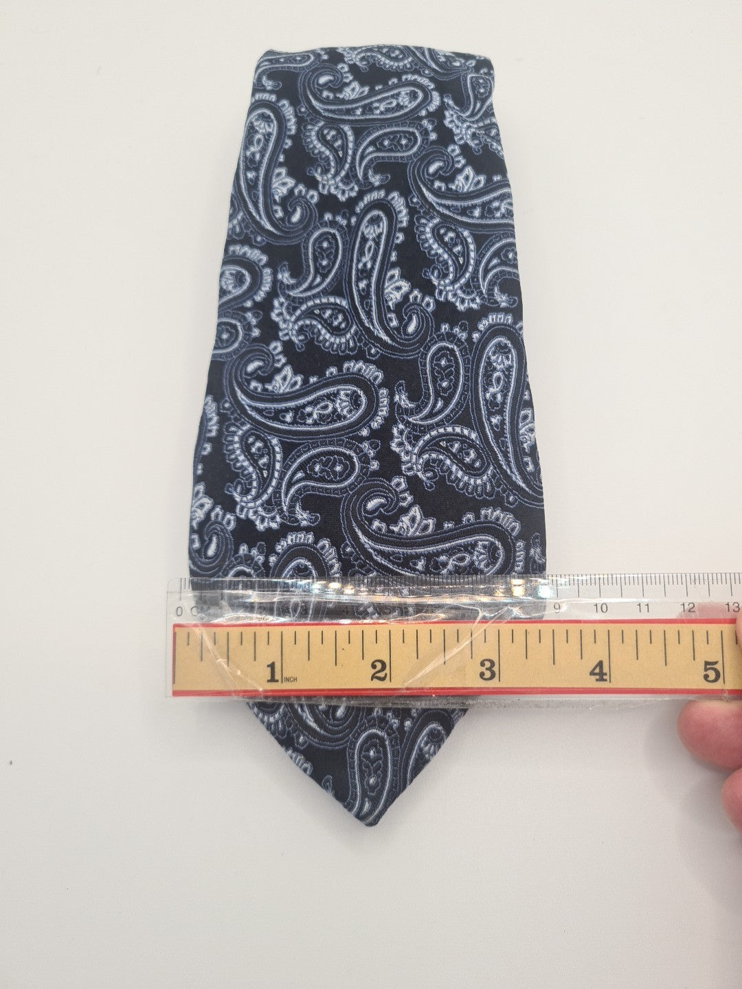 Michael Kors Black Paisley Mens Silk Tie Classic Designer Necktie Formal Paisley Vintage Mens Tie UK BX9