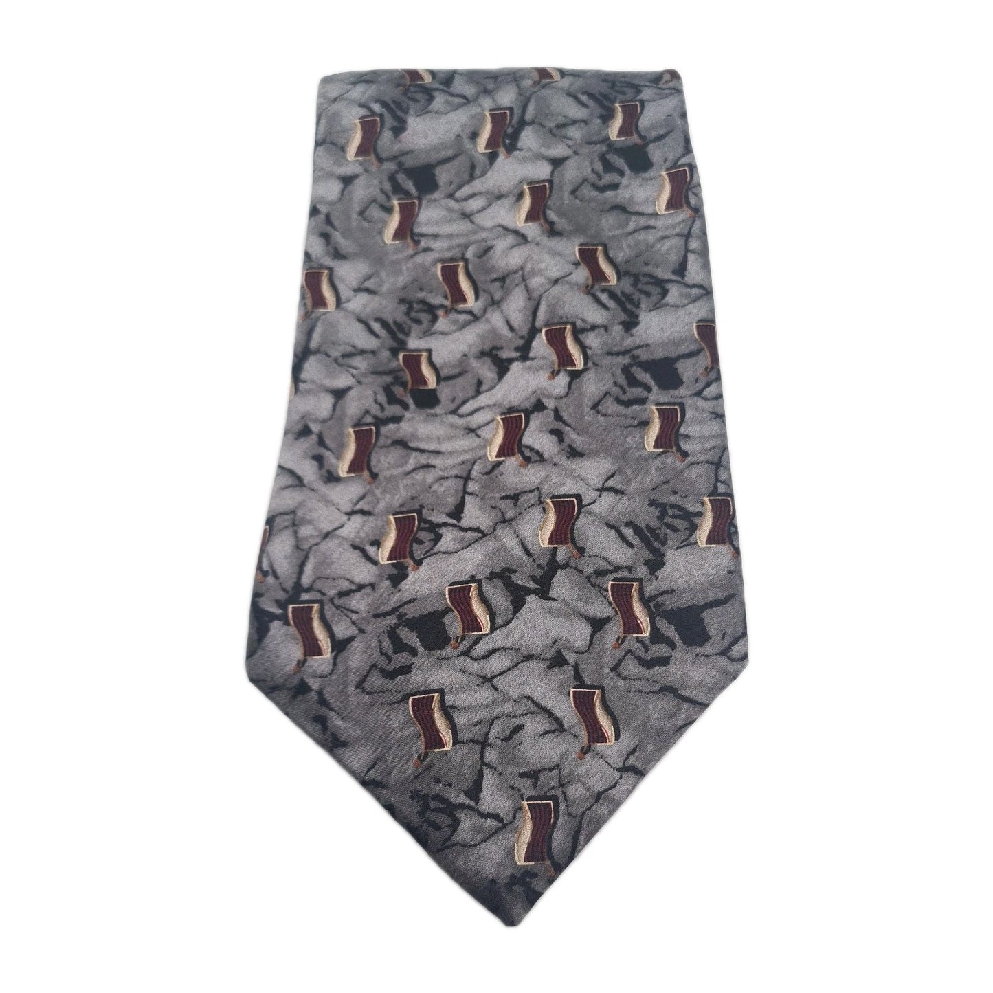 Vintage Abstract Mens Silk Tie Classic Designer Necktie Formal Business Vintage Mens Tie UK BX8