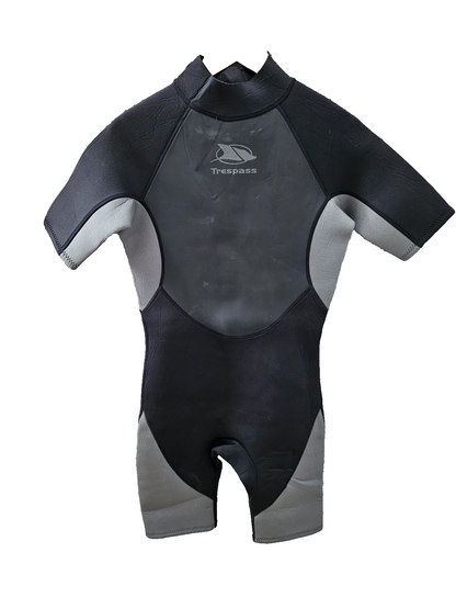 Trespass Kids Age 14 Yrs  3MM Shorty wetsuit Surf Swim Paddle Holiday KW168