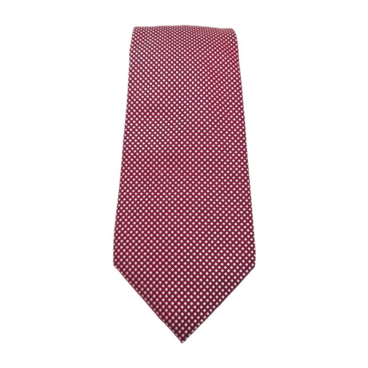 Charles Tyrwhitt Red Geometric Mens Silk Tie Classic Formal Necktie Geometric Vintage Mens Tie UK BX14