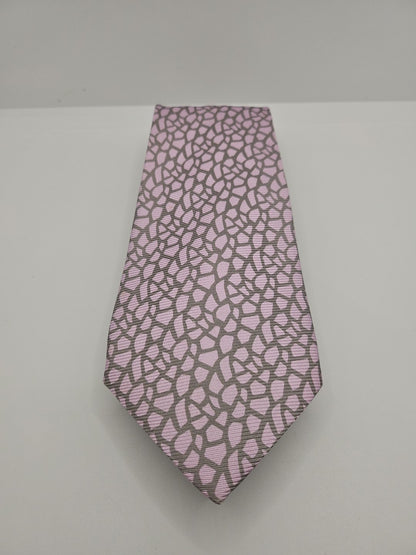 Rare Land Rover Pink Print Mens Silk Tie Wedding Formal Neck Tie BX18