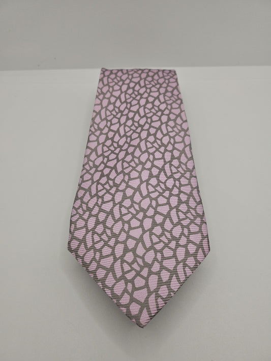 Rare Land Rover Pink Print Mens Silk Tie Wedding Formal Neck Tie BX18