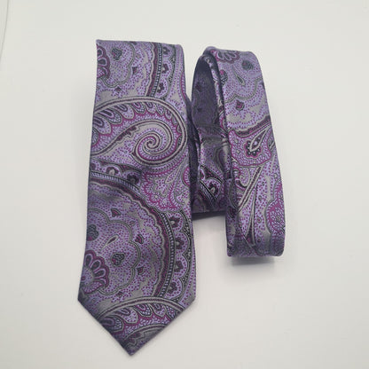 Chester Barrie Purple Mens Silk Tie Classic Designer Necktie Formal Business Vintage Mens Tie UK BX9