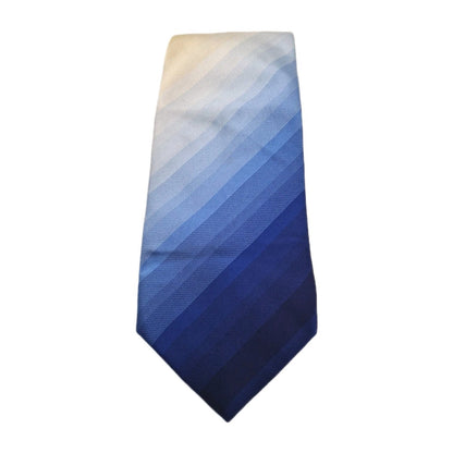 Charles Tyrwhitt Blue retro pattern Mens Silk Tie Classic Formal Necktie Vintage Mens Tie UK BX14