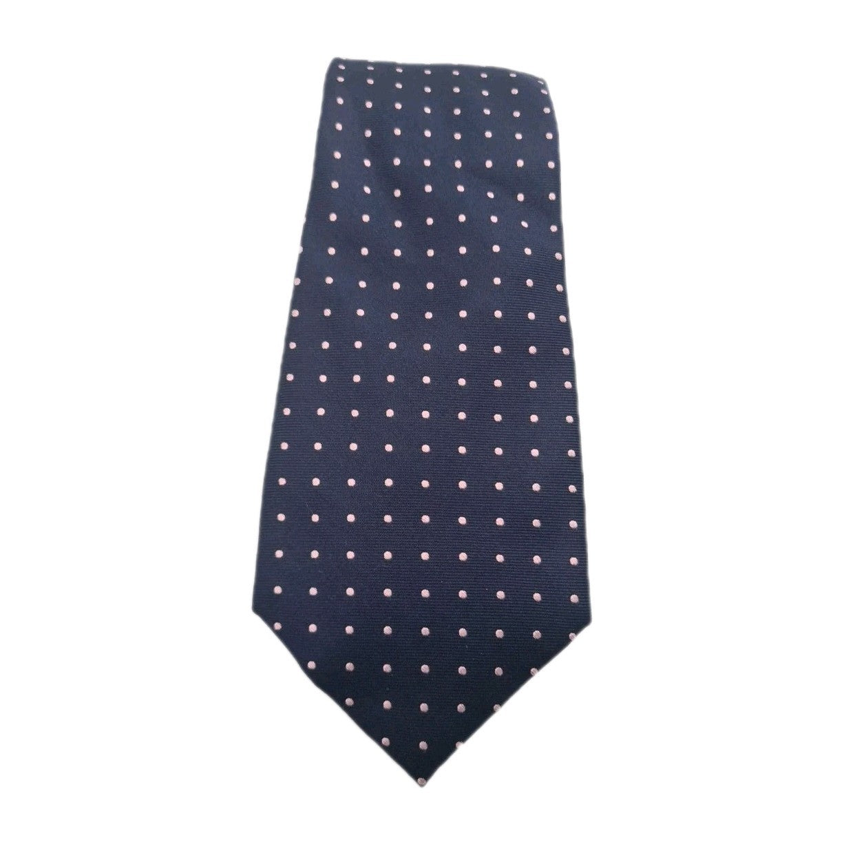 Hawes & Curtis Pink Spotty Mens Silk Tie Classic Designer Necktie Formal Spotted Vintage Mens Tie UK BX5