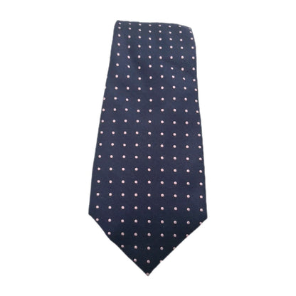 Hawes & Curtis Pink Spotty Mens Silk Tie Classic Designer Necktie Formal Spotted Vintage Mens Tie UK BX5