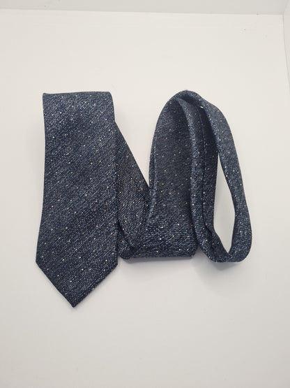 Ted Baker Blue Fabric Mens Silk Tie Classic Designer Necktie Formal Vintage Mens Tie UK BX8