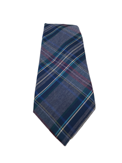 Charles Tyrwhitt Blue Tartan Plaid Silk Tie