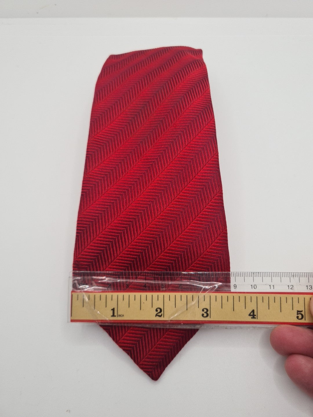 Thomas Pink Red Stripe Mens Silk Tie Classic Designer Necktie Formal Striped Vintage Mens Tie UK BX10