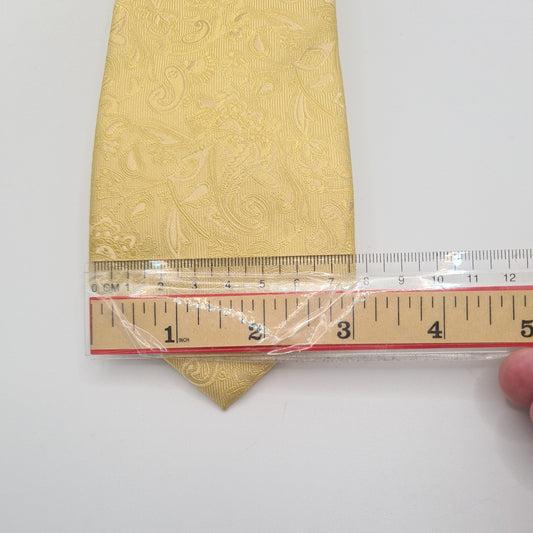 Moss Jacquard Yellow Mens Silk Tie Classic Designer Necktie Formal Business Vintage Mens Tie UK BX8