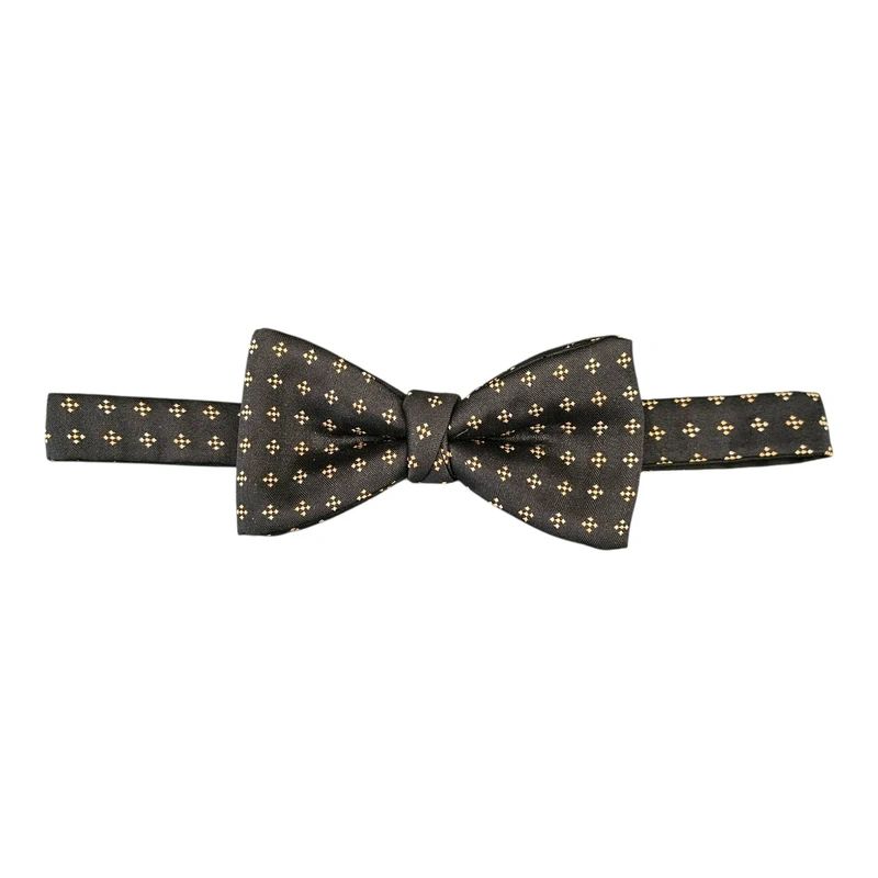 Marks & Spencer Black & Beige Diamond Bow Tie