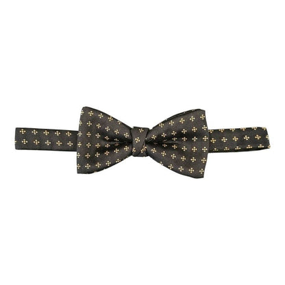 Marks & Spencer Black & Beige Diamond Bow Tie