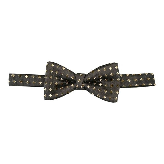 Marks & Spencer Black & Beige Diamond Bow Tie