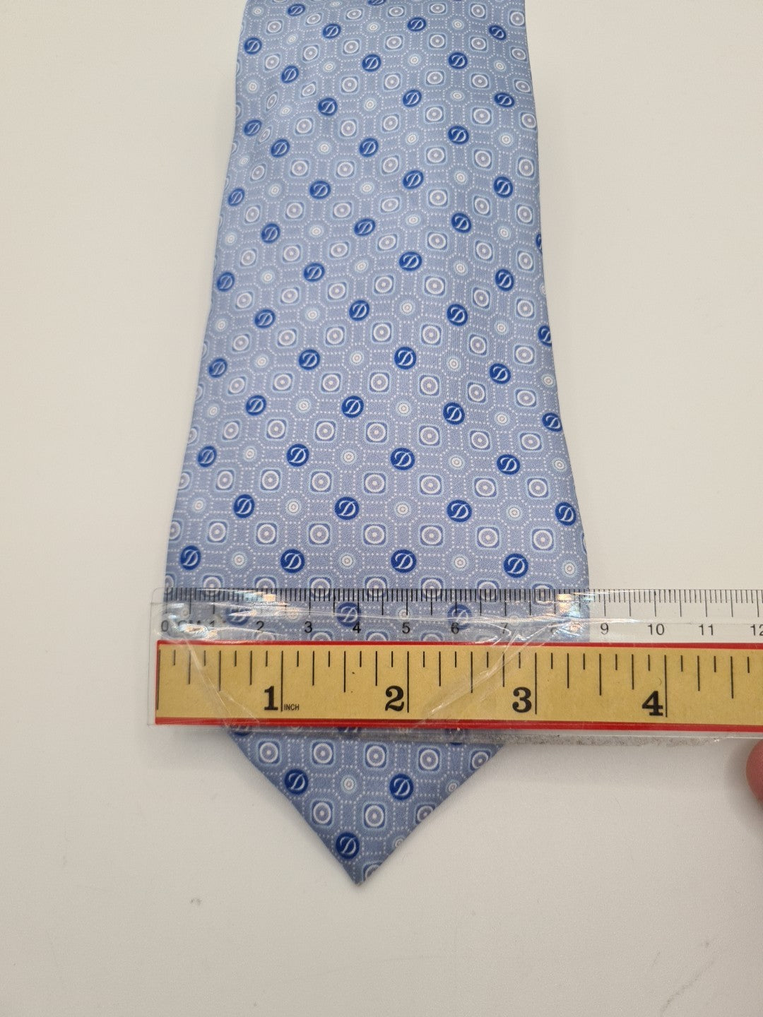 Dupont Paris Logo Geometric Pattern Mens Silk Tie Classic Designer Necktie Geometric Vintage Mens Tie UK BX4