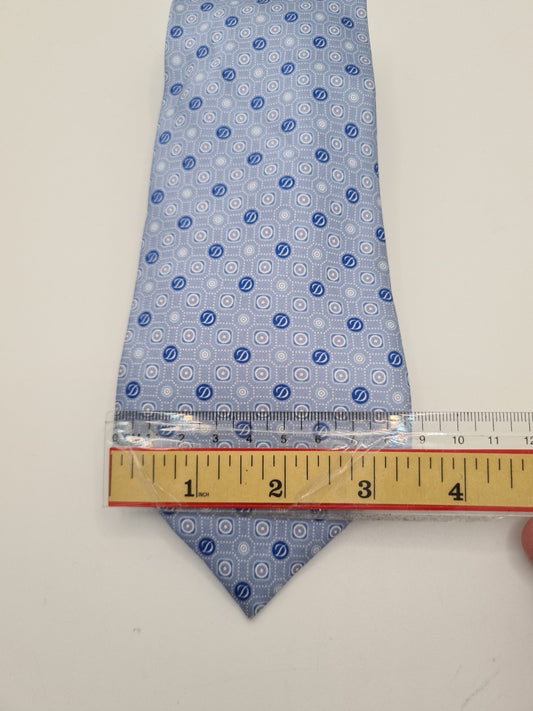 Dupont Paris Logo Geometric Pattern Mens Silk Tie Classic Designer Necktie Geometric Vintage Mens Tie UK BX4
