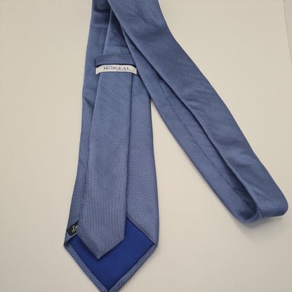 Moreal Blue Mens Silk Tie Classic Designer Necktie Formal Business Vintage Mens Tie UK BX8