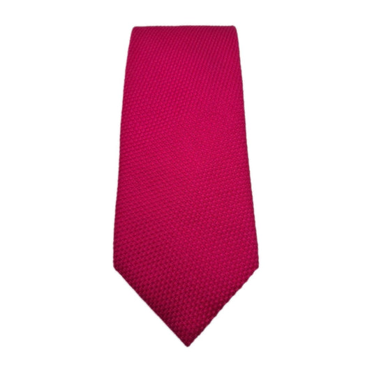 Charles Tyrwhitt Plain Bright pink Wedding Silk Tie | Designer Mens Tie UK  BX14