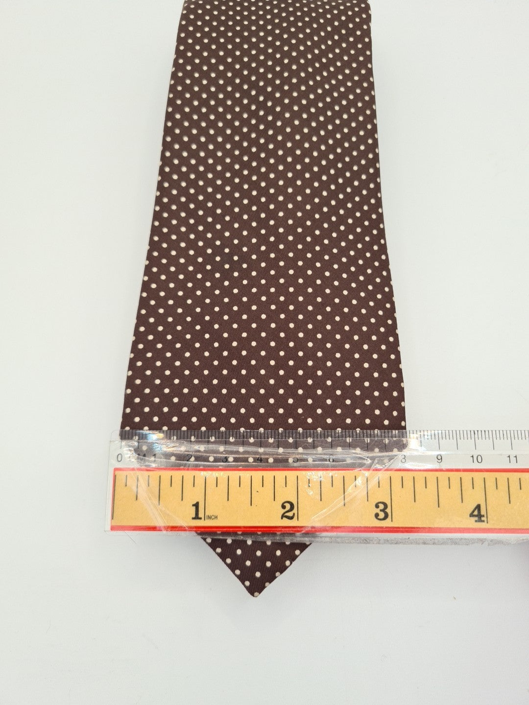 Brown Spotted pattern Wedding Silk Tie | Designer Mens Tie UK Spotted Vintage Mens Tie UK BX14