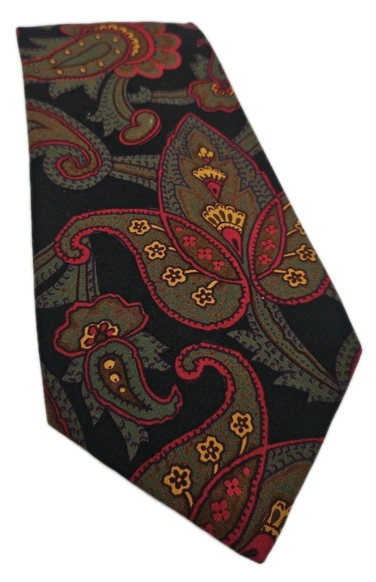 Liberty Paisley Vintage Pattern Mens Silk Tie Wedding Formal Neck Tie BX13