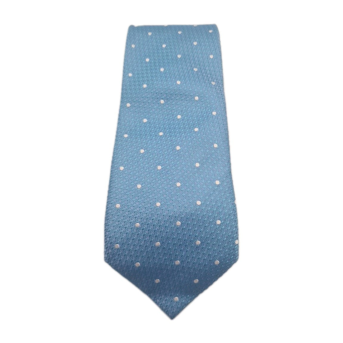 Chester Barrie Blue Spotty Mens Silk Tie Classic Designer Necktie Formal Spotted Vintage Mens Tie UK BX6