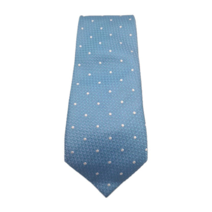 Chester Barrie Blue Spotty Mens Silk Tie Classic Designer Necktie Formal Spotted Vintage Mens Tie UK BX6