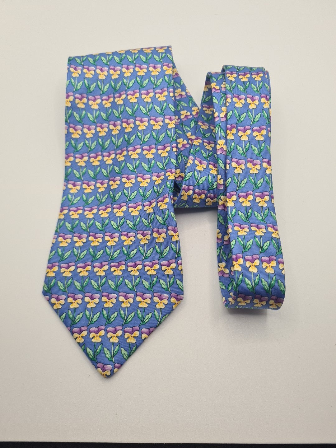 James Meade Flower Pattern Mens Silk Tie Classic Designer Necktie Formal Vintage Mens Tie UK BX9