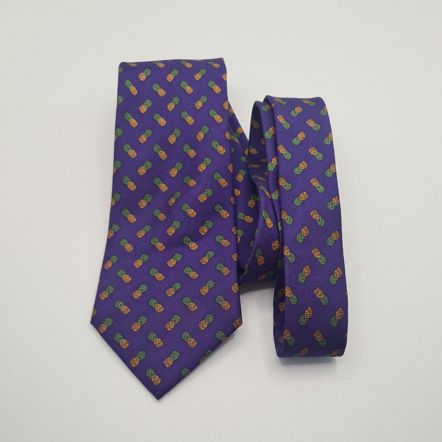 Michelson's Pinnaple Mens Silk Tie Classic Designer Necktie Formal Business Vintage Mens Tie UK BX8