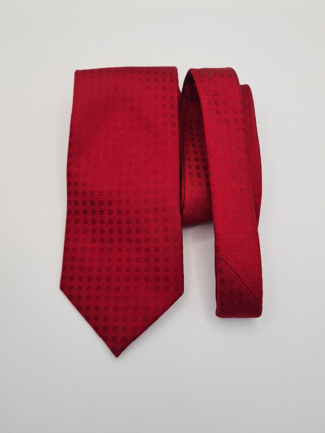 Charles Tyrwhitt Red Business Spotty Mens Silk Tie Classic Designer Necktie Spotted Vintage Mens Tie UK BX13