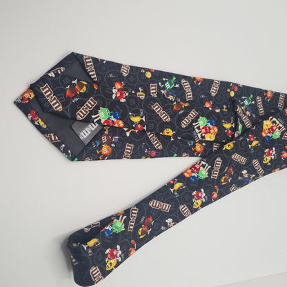 M & M's Sweets Mens Silk Tie Classic Designer Necktie Formal Business Vintage Mens Tie UK BX8