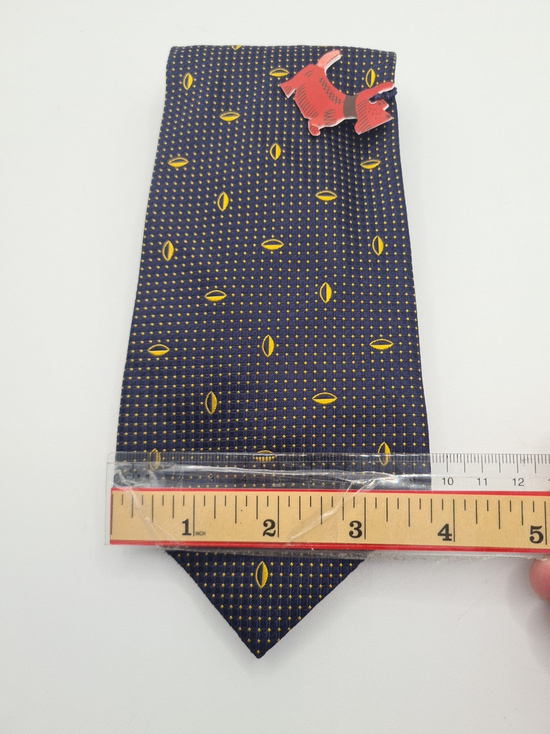 Hemley NWT Blue Spotted pattern Mens Silk Tie Classic Designer Necktie Spotted Vintage Mens Tie UK BX12