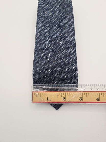 Ted Baker Blue Fabric Mens Silk Tie Classic Designer Necktie Formal Vintage Mens Tie UK BX8