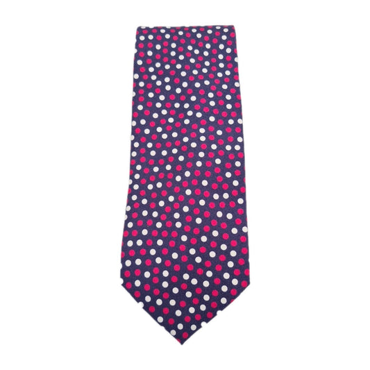 Purple / Pink spotted pattern wedding Silk Tie | Designer Mens Tie UK Spotted Vintage Mens Tie UK BX14