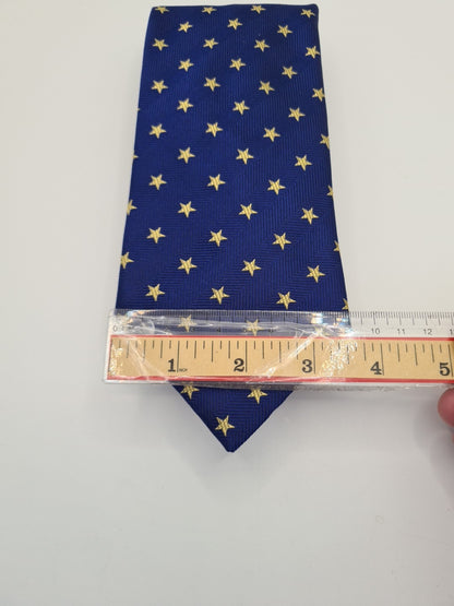 Charles Tyrwhitt Blue Star Pattern Silk Tie | Designer Mens Tie UK  BX14