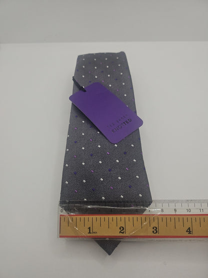 Ted Baker Grey Diamond NWT Mens Silk Tie Wedding Formal Neck Tie BX17