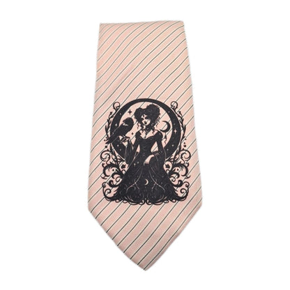Pink Alternative Tie | Reworked Vintage Mens Tie UK | Statement Novelty Vintage Mens Tie UK BX13