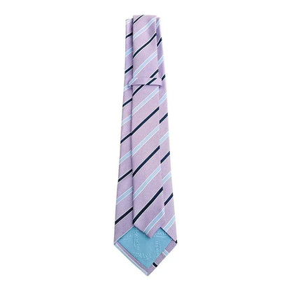 TM Lewin Purple, Black & Blue Wedding formal Neck tie  All Silk Tie