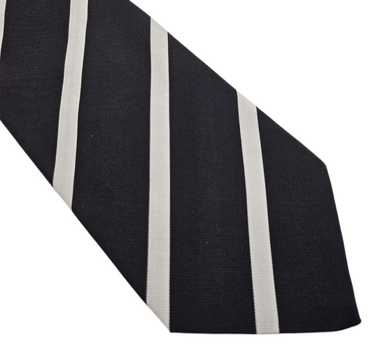 Christian Lacroix Blue Striped Silk Tie
