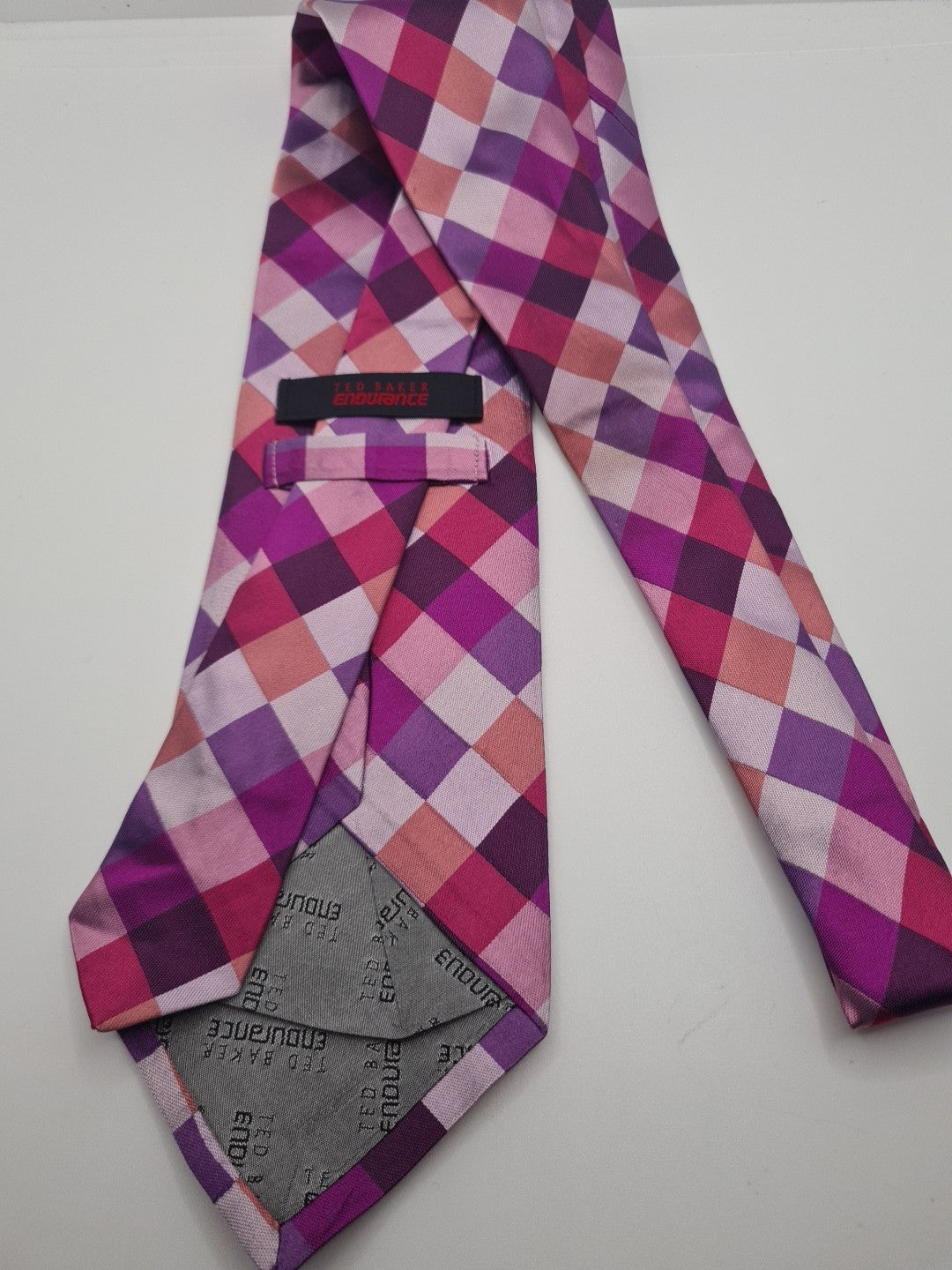 Reworked Punk Graphic Neck Tie Tarot Check | Emo Alternative Upcycled Tie RW1 Vintage Mens Tie UK
