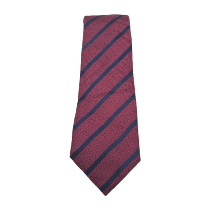 Charles Tyrwhitt Stripe Skinny Maroon Mens Silk Tie Classic Formal Necktie Striped Vintage Mens Tie UK BX14