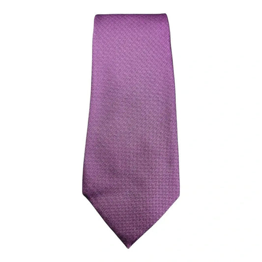 TM Lewin Solid All Purple Silk Tie