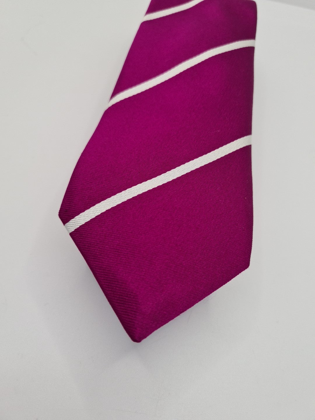 Charles Tyrwhitt Purple Stripe Busines Mens Silk Tie Classic Formal Necktie Striped Vintage Mens Tie UK BX14