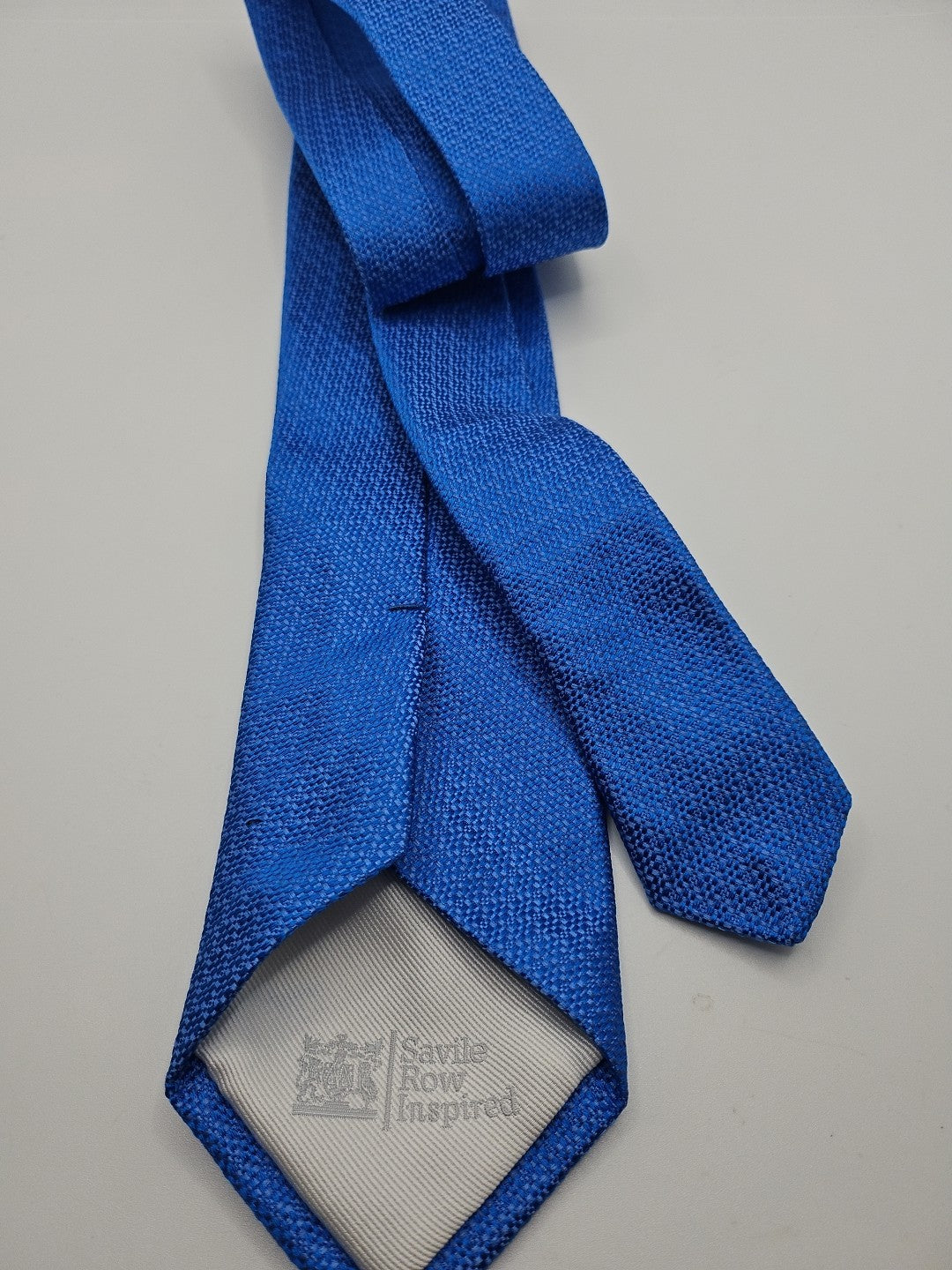 Plain Blue Woven pattern Mens Silk Tie Wedding Formal Neck Tie BX15