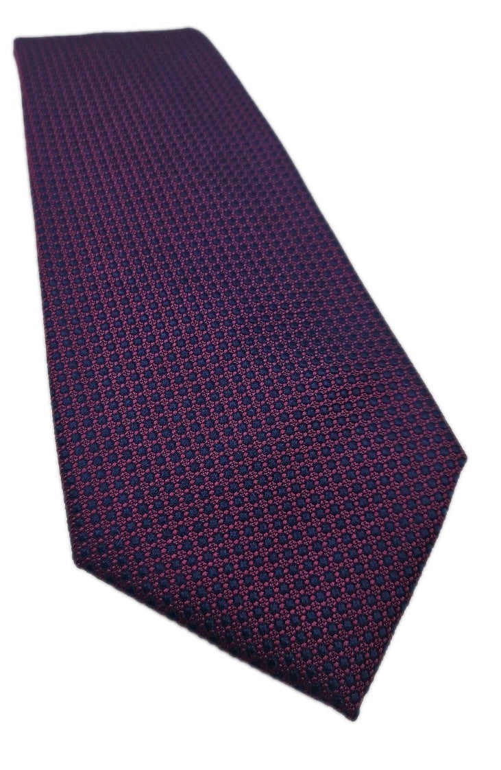 Austin Reed Purple Geometric Pattern Mens Silk Tie Wedding Formal Neck Tie BX16
