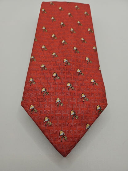 Red Leaf Flower Pattern Mens Silk Tie Wedding Formal Neck Tie BX15
