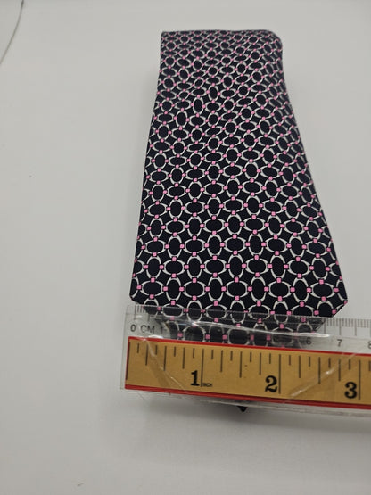 Hawes & Curtis blue Circle Pattern Mens Silk Tie Wedding Formal Neck Tie BX15