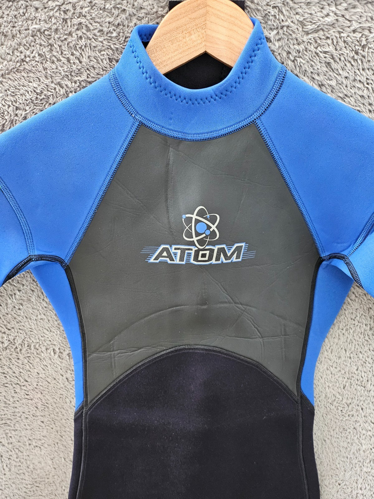 Atom Kids 3XL Age 16 Yrs 2.5MM Shorty wetsuit Surf Swim Paddle Holiday KW168