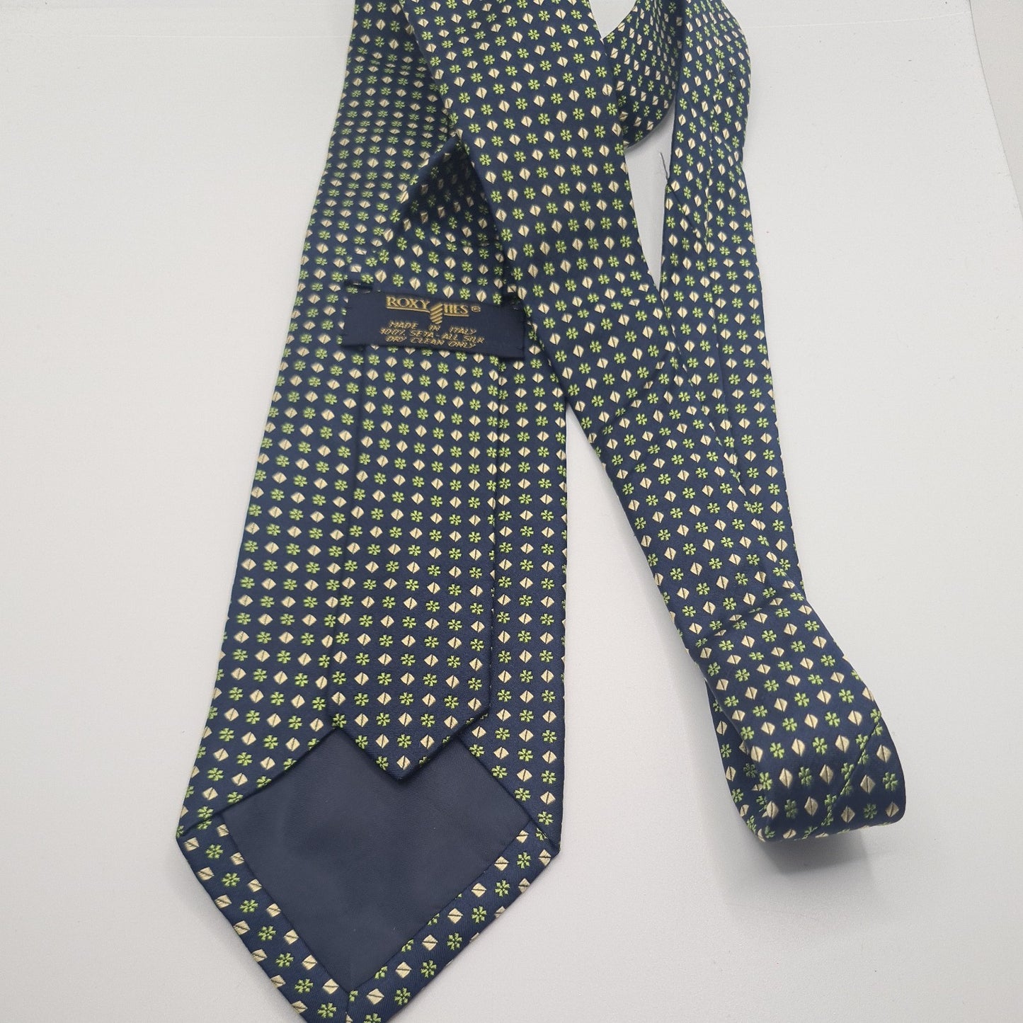 Roxy ties Blue Mens Silk Tie Classic Designer Necktie Formal Business Vintage Mens Tie UK BX9